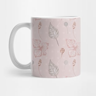 Retro Floral Print Mug